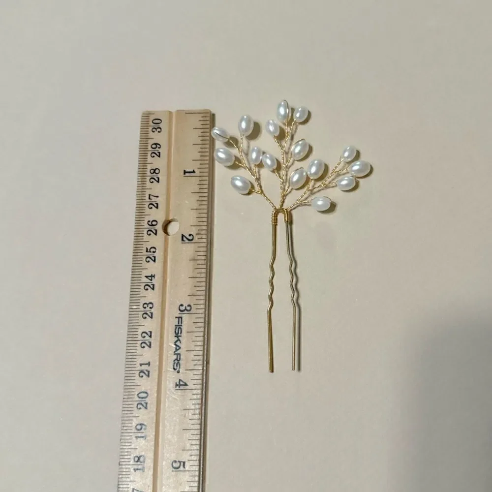 Boho pearl hair pin N750